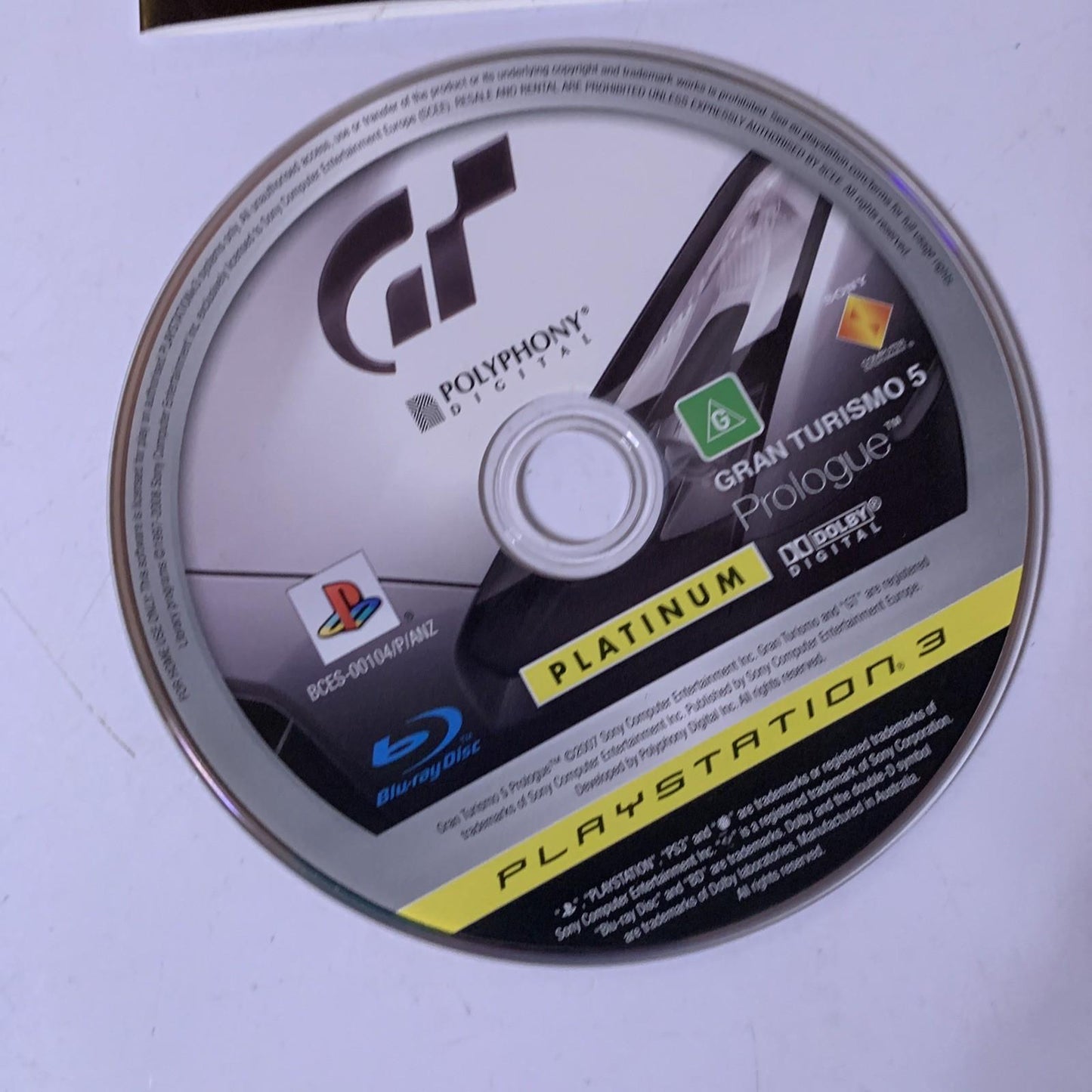 Gran Turismo 5 Prologue PS3 Sony Playstation 3 Game Complete