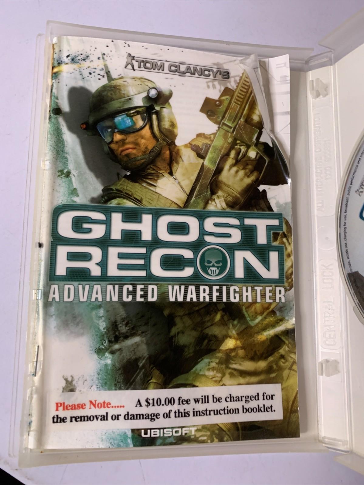 Tom Clancys Ghost Recon Advanced Warfighter PS2 PlayStation 2 PAL Game