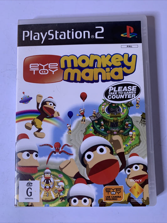 Eyetoy Monkey Mania PS2 Sony PlayStation 2 PAL Game