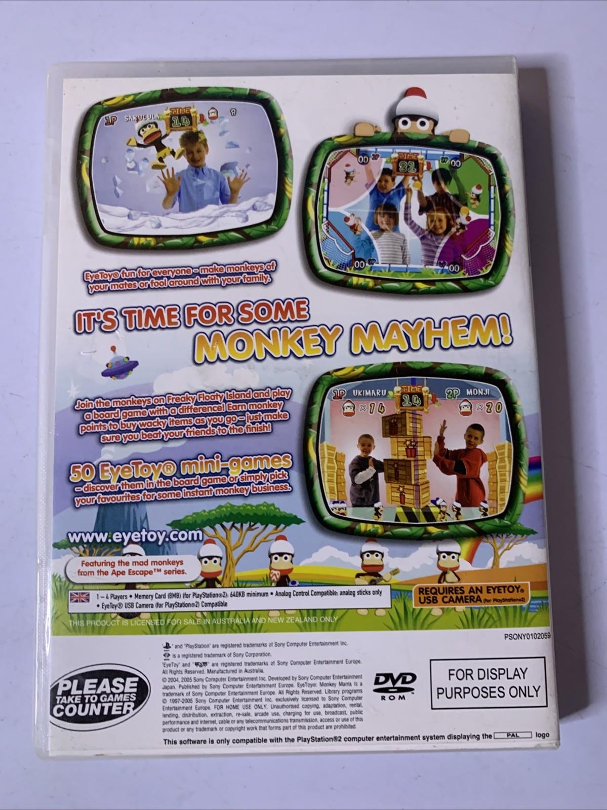 Eyetoy Monkey Mania PS2 Sony PlayStation 2 PAL Game