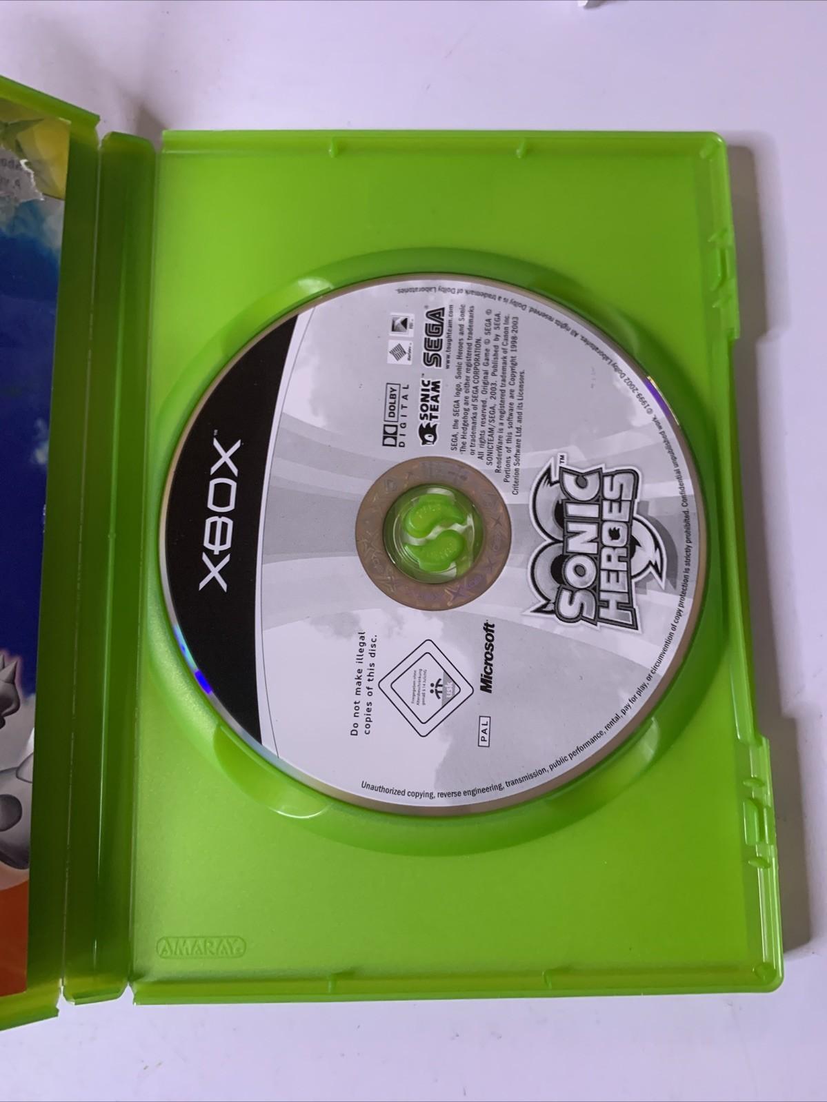 Sonic Heroes Microsoft XBOX Original 2004 PAL Game Complete