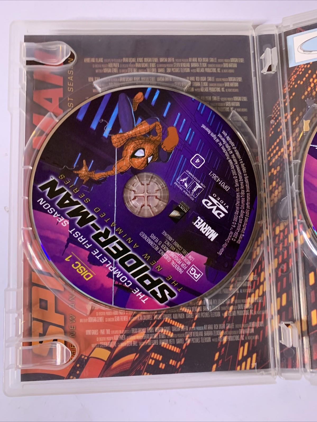 Spiderman: The Complete Season 1 (DVD, 2003, 2-Disc) Animation Region 4
