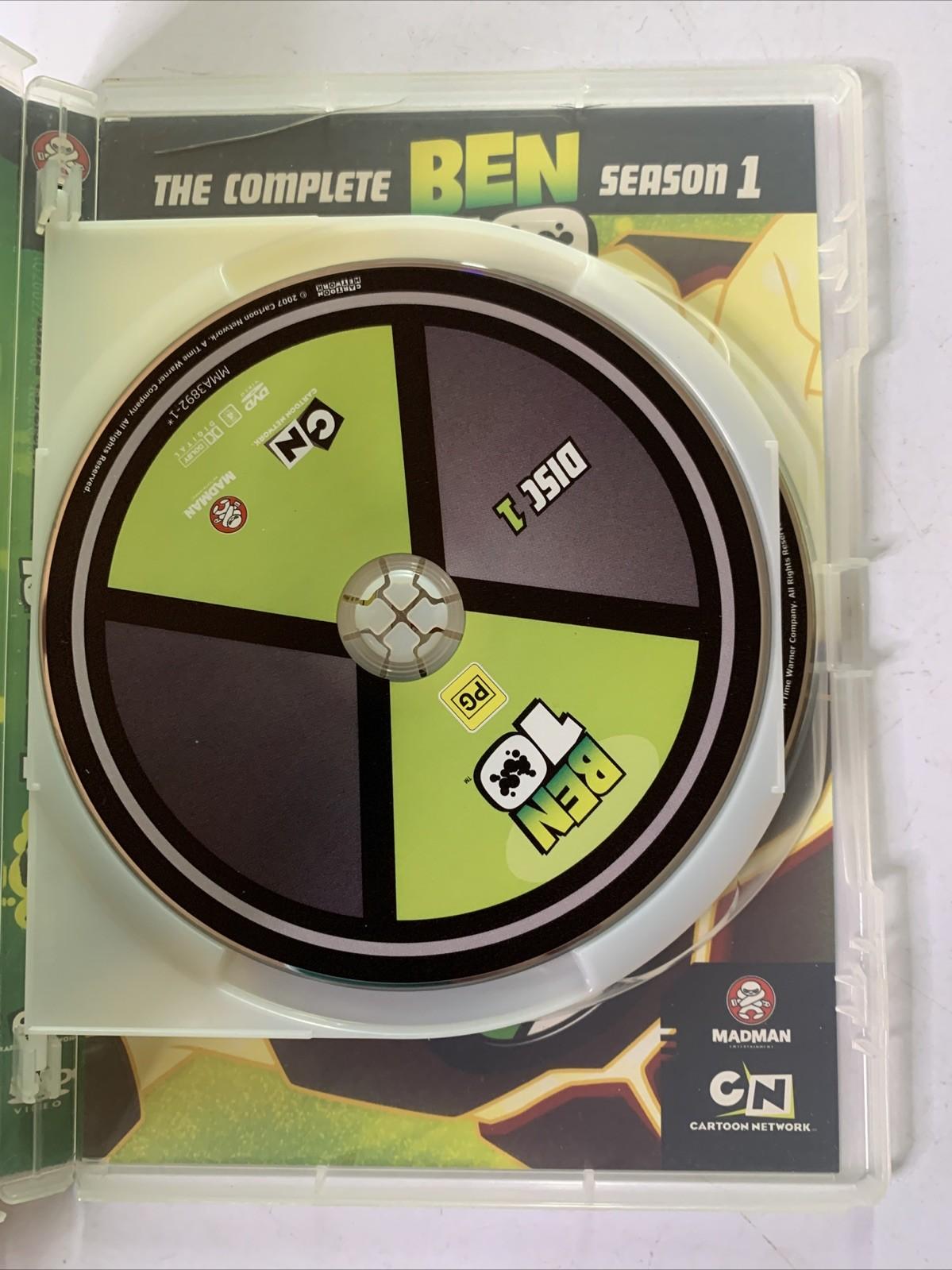 Ben 10 : The Complete Season 1 (DVD, 2005) Madman Region 4