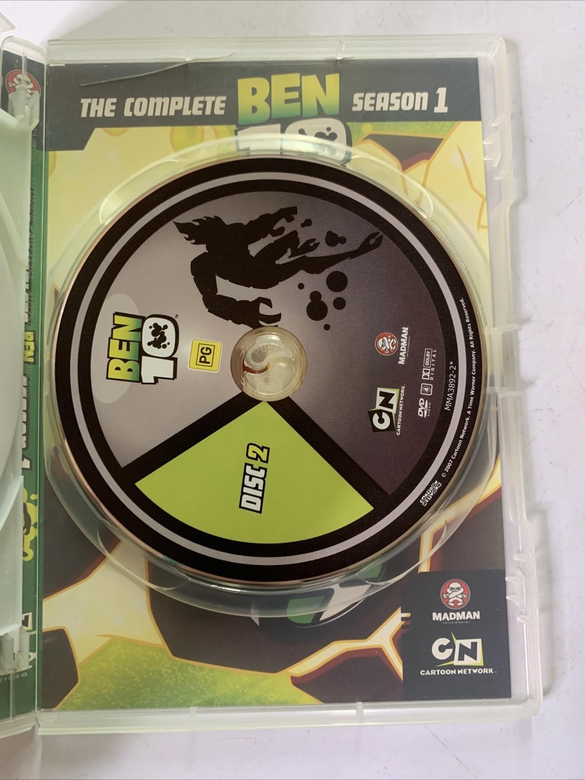 Ben 10 : The Complete Season 1 (DVD, 2005) Madman Region 4