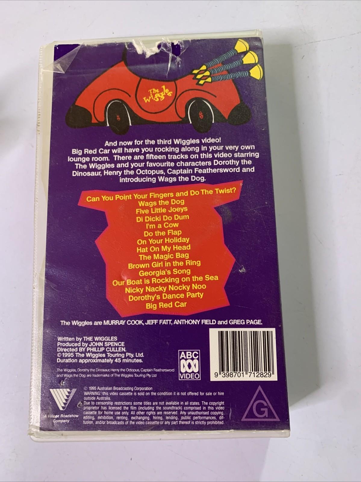 The Wiggles Big Red Car (VHS, 1995) PAL