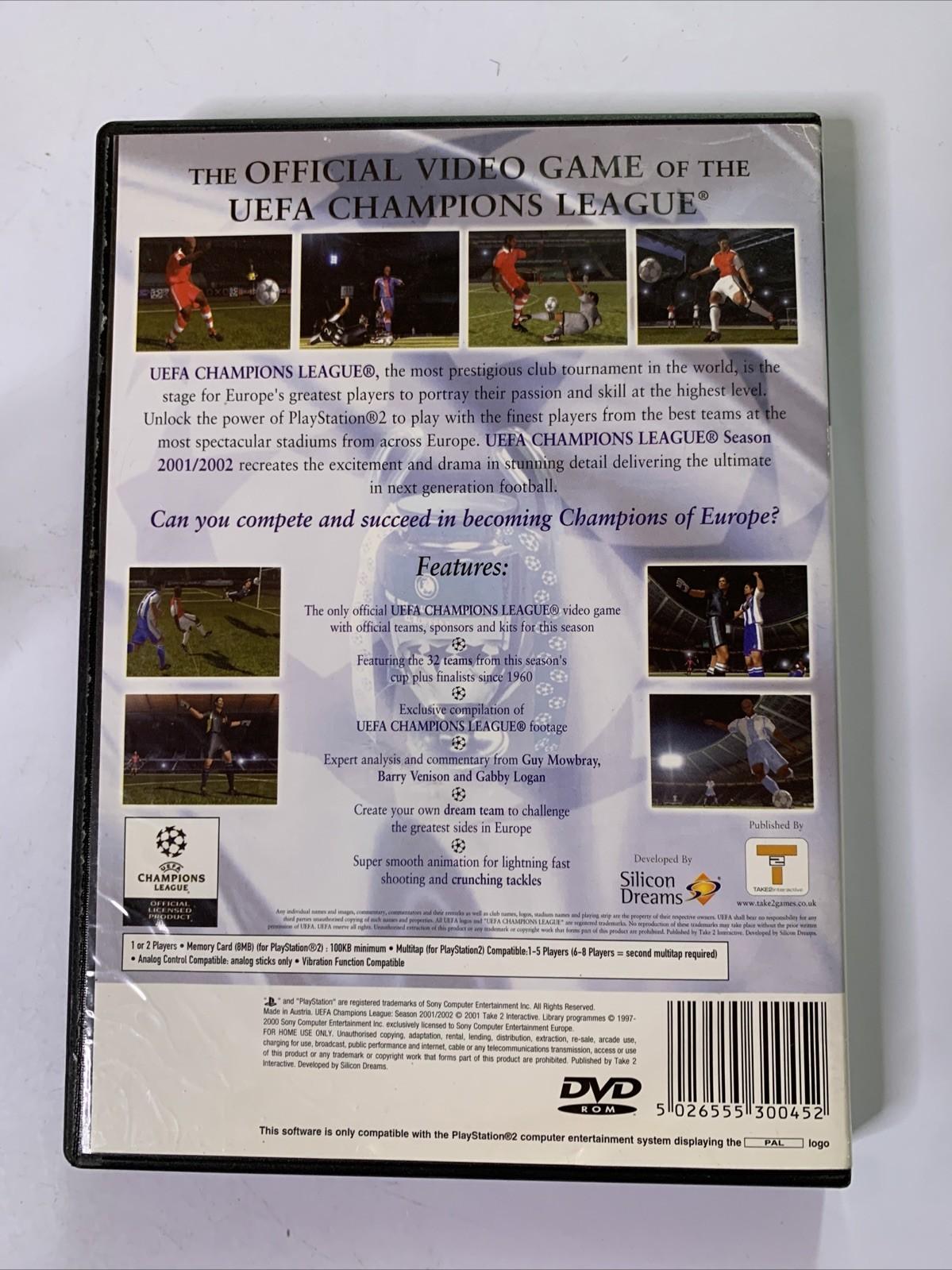 UEFA Championship 2001/2002 PS2 Sony PlayStation 2 PAL Game Complete