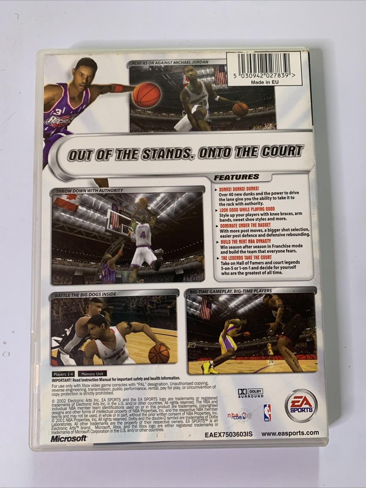 NBA LIVE 2002 Microsoft XBOX Original PAL Game Complete