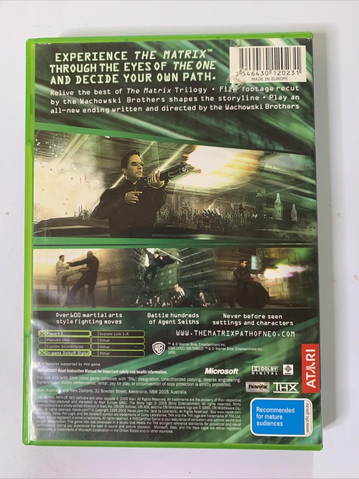 The Matrix: Path Of Neo Microsoft XBOX Original PAL 2005 Game Complete