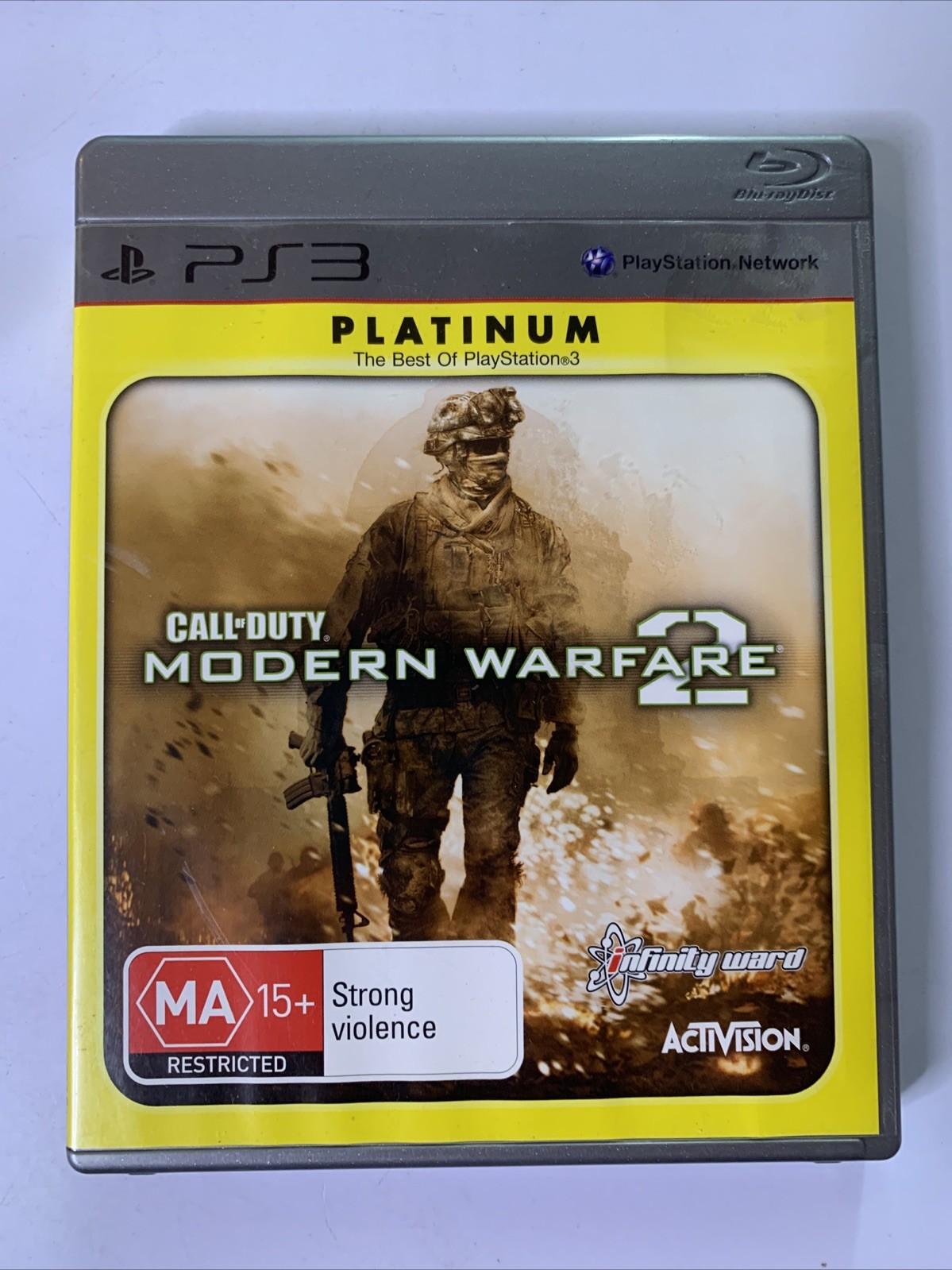 Call Of Duty: Modern Warfare 2 Sony PlayStation 3 PS3 Platinum Complete