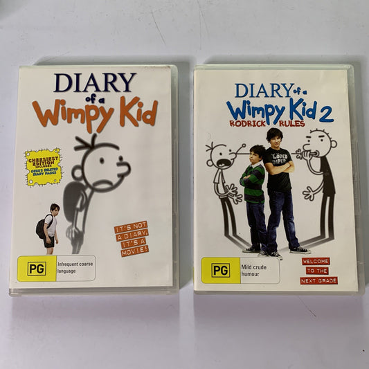 Diary of a Wimpy Kid 1 & 2 (DVD, 2011) Region 4