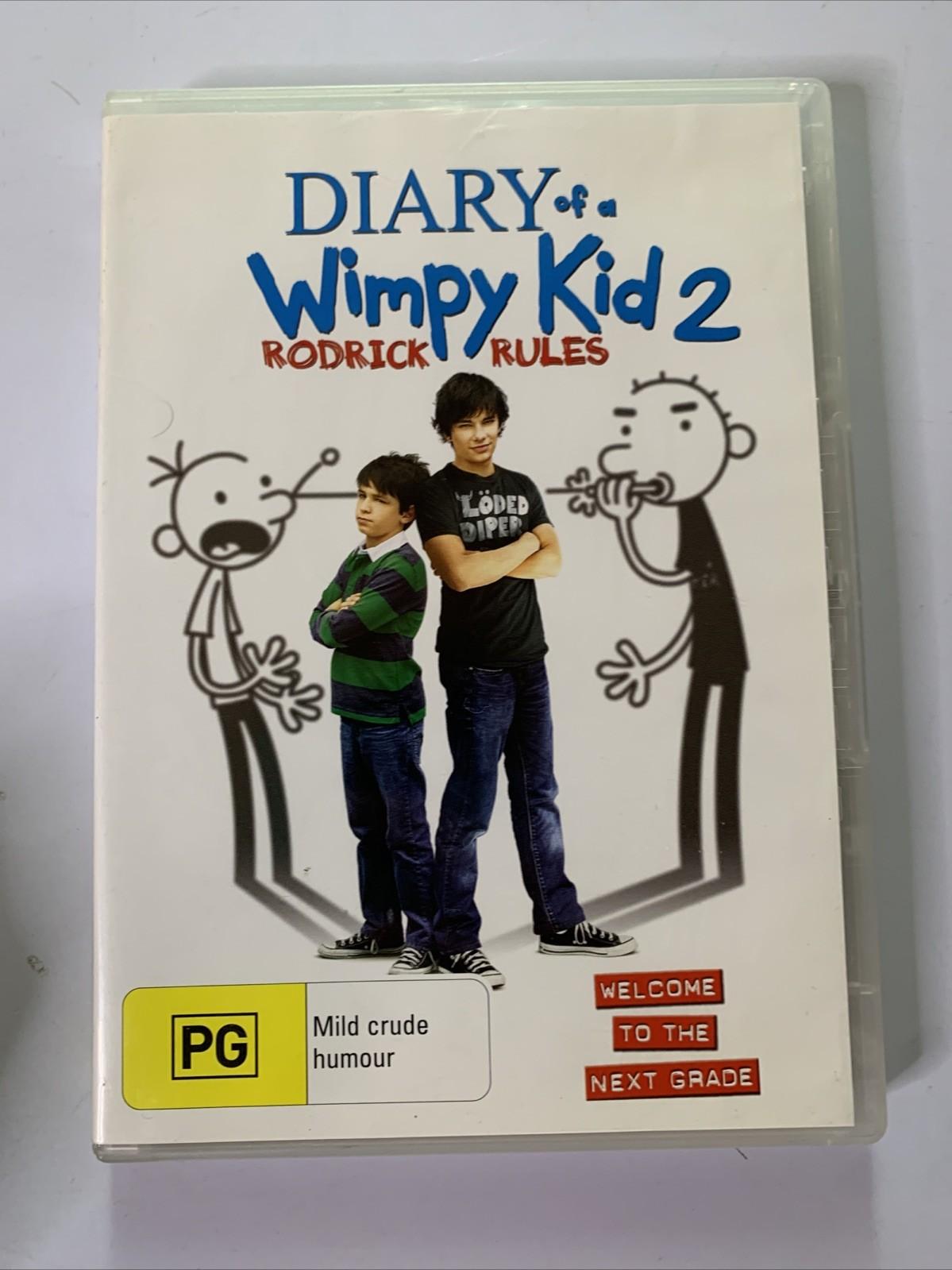 Diary of a Wimpy Kid 1 & 2 (DVD, 2011) Region 4