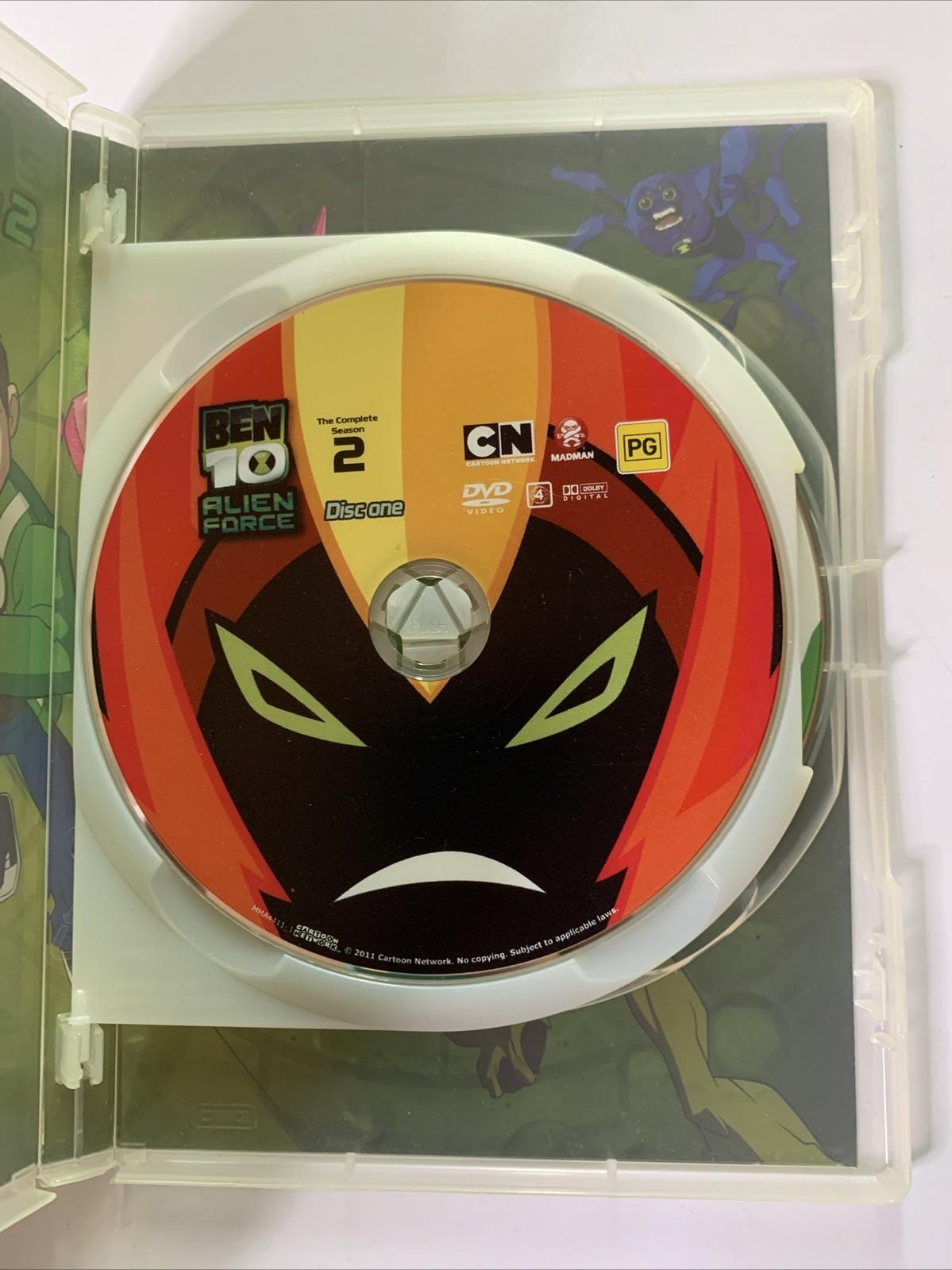 Ben 10 Alien Force : Complete Season 2 (DVD, 2008) Animation Region 4