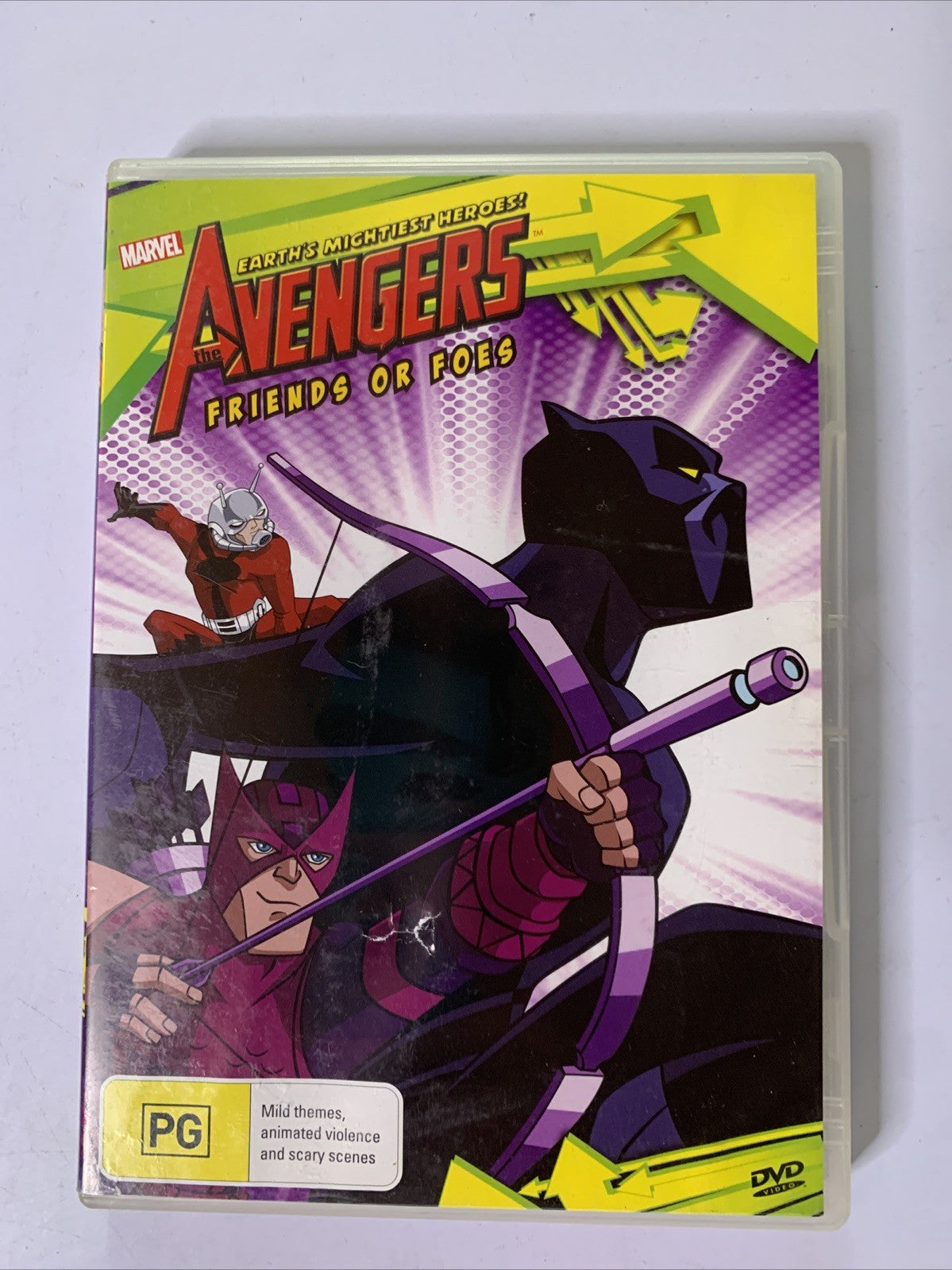 Marvel The Avengers: Friends Or Foes (DVD, 2011) Animation  Region 4