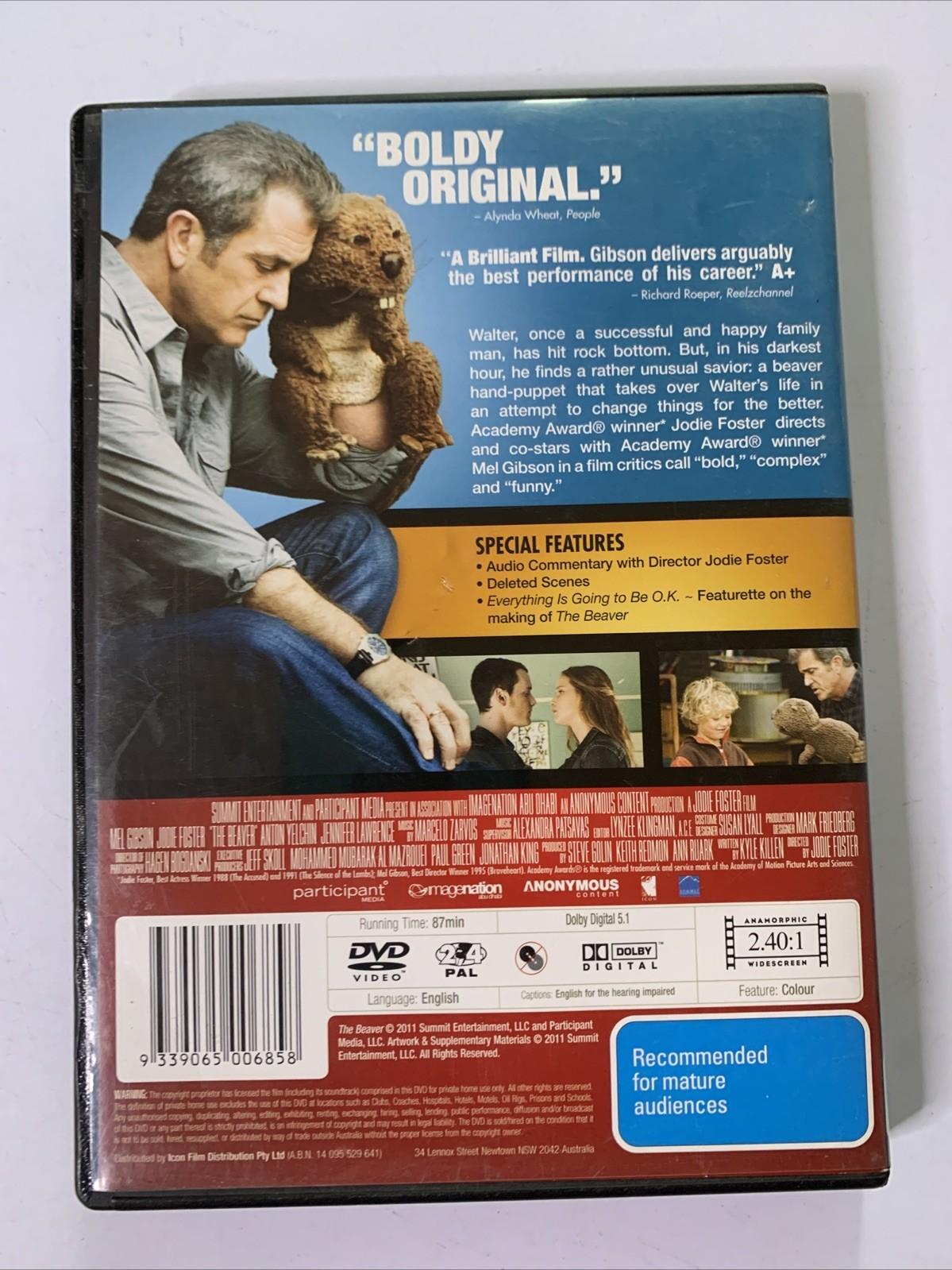 The Beaver (DVD, 2011) Jodie Foster, Mel Gibson Region 4