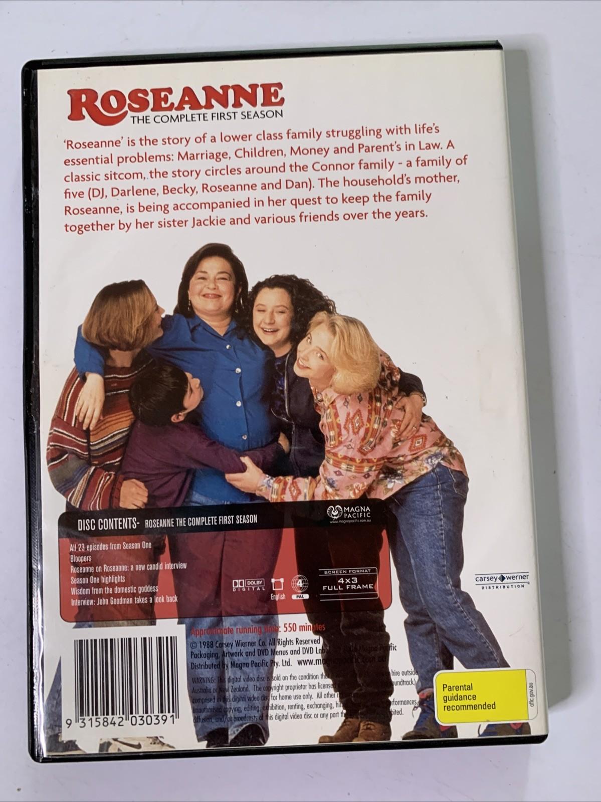 Roseanne : The Complete Season 1 (DVD, 1988) Region 4