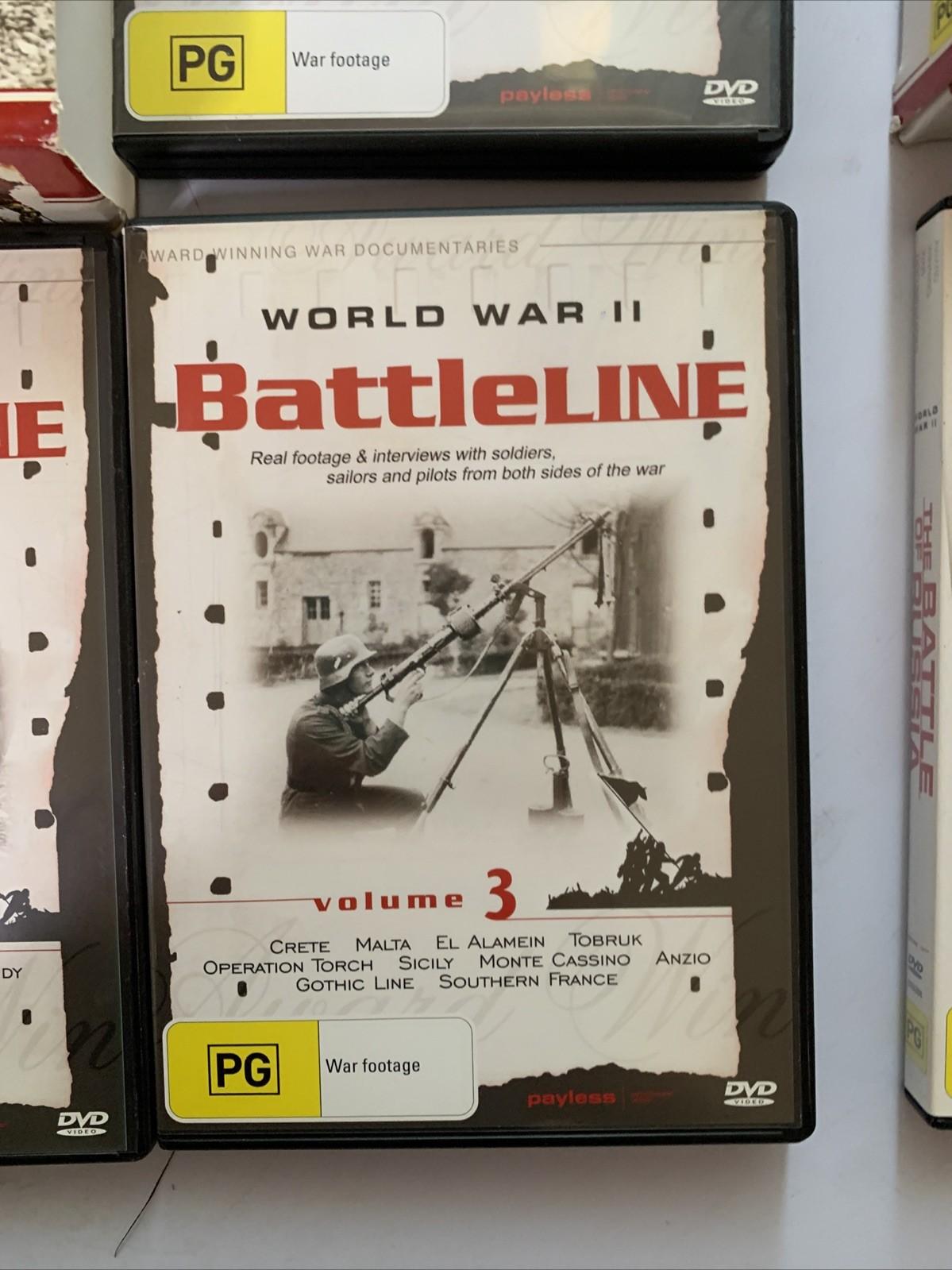 World War 2 Battle of Britain + Battle of Russia + Nazis Strike (DVD, 6-Disc)