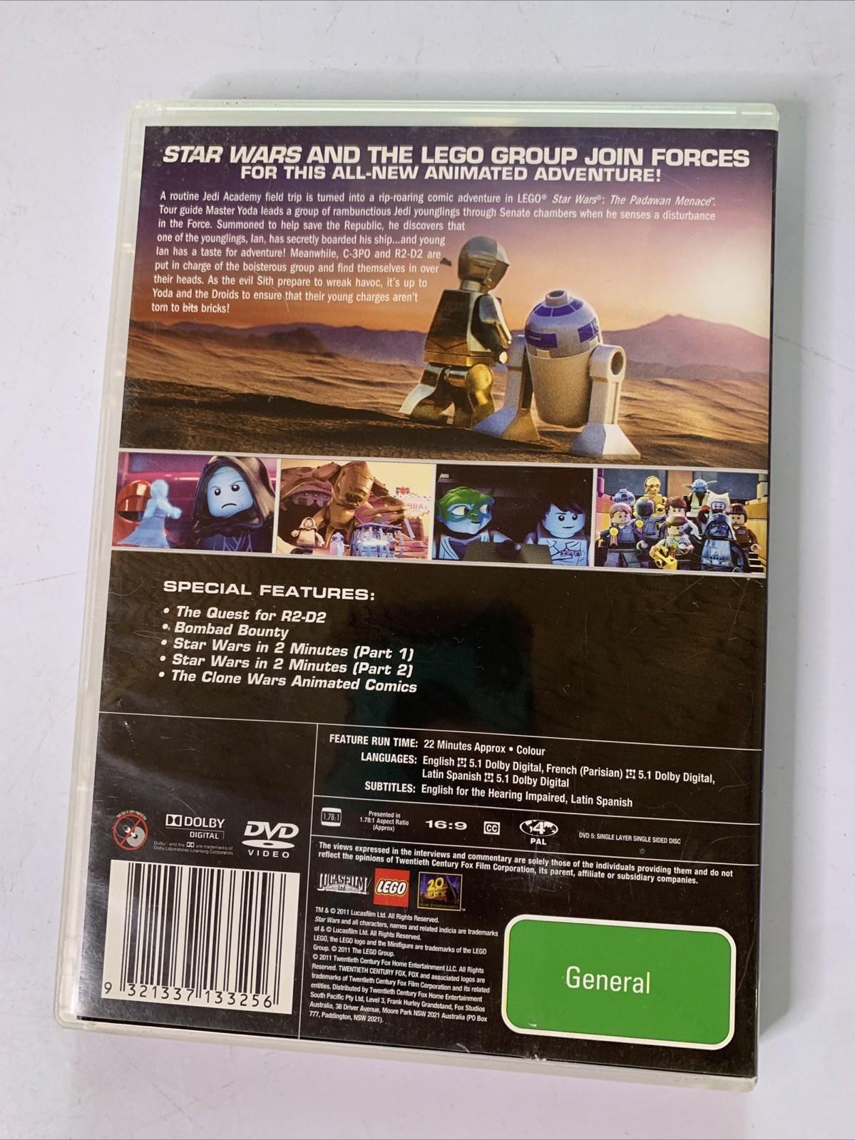 LEGO Star Wars: The Padawan Menace (DVD, 2011) Region 4