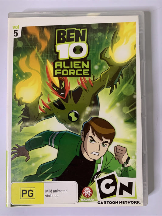 Ben 10 Alien Force : Volume 5 (DVD, 2008) Animation Region 4