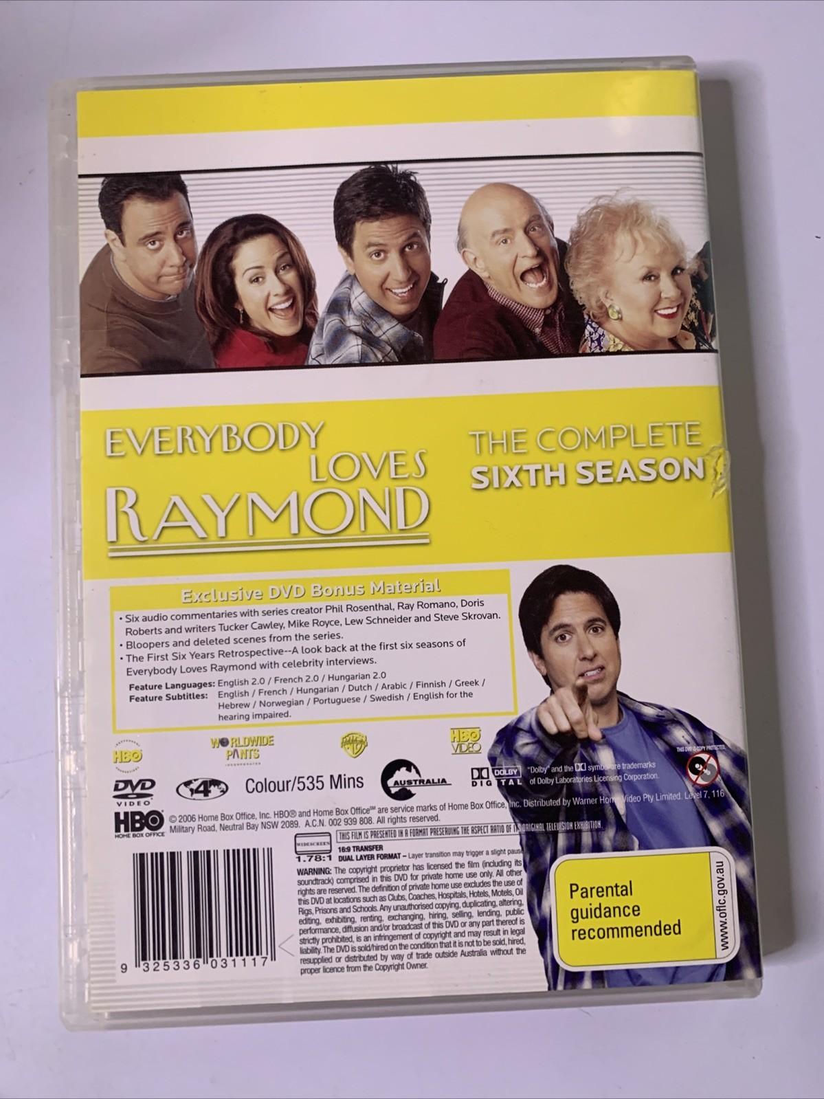 Everybody Loves Raymond: The Complete Season 6 (DVD, 2000) Region 4