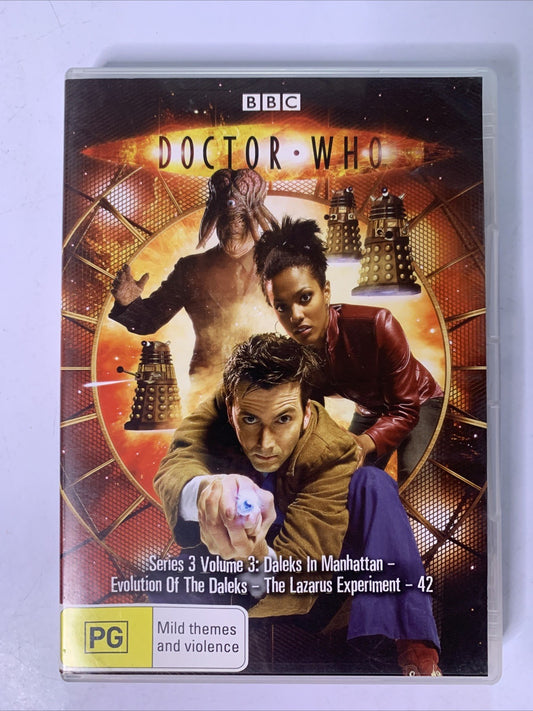 Doctor Who : Series 3 : Vol 3 (DVD, 2005) David Tennant Region 4