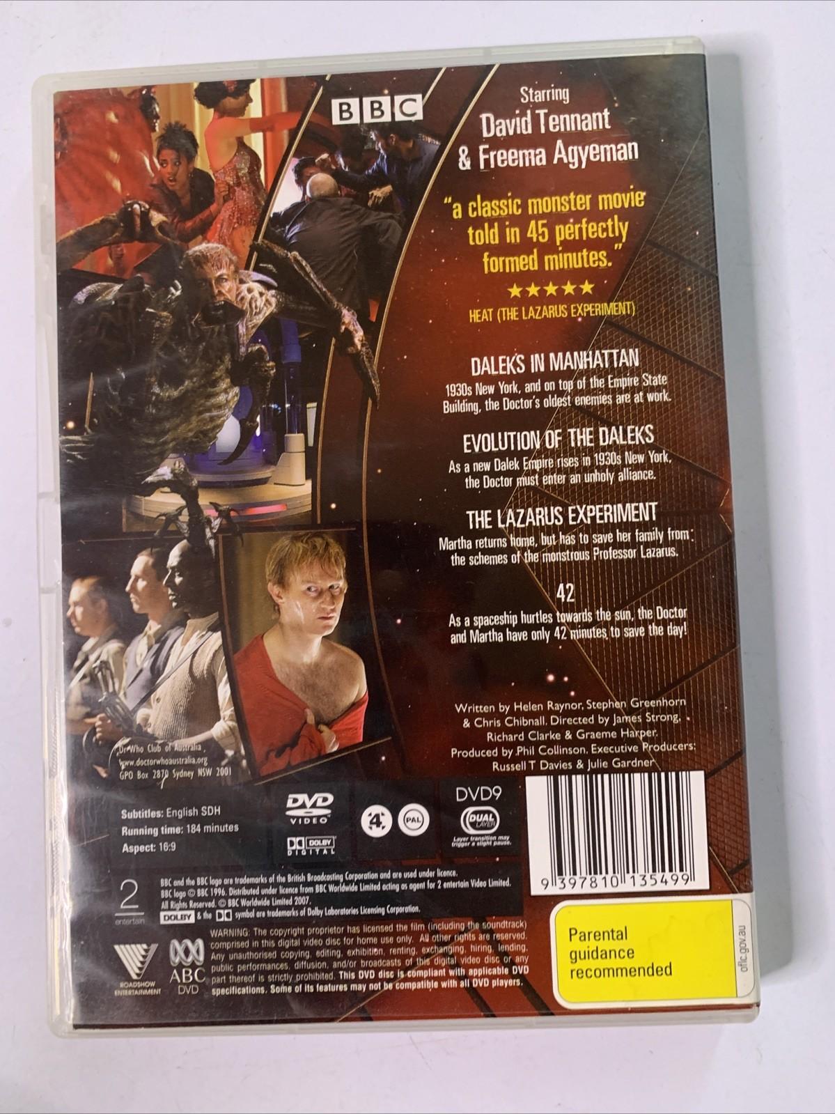 Doctor Who : Series 3 : Vol 3 (DVD, 2005) David Tennant Region 4