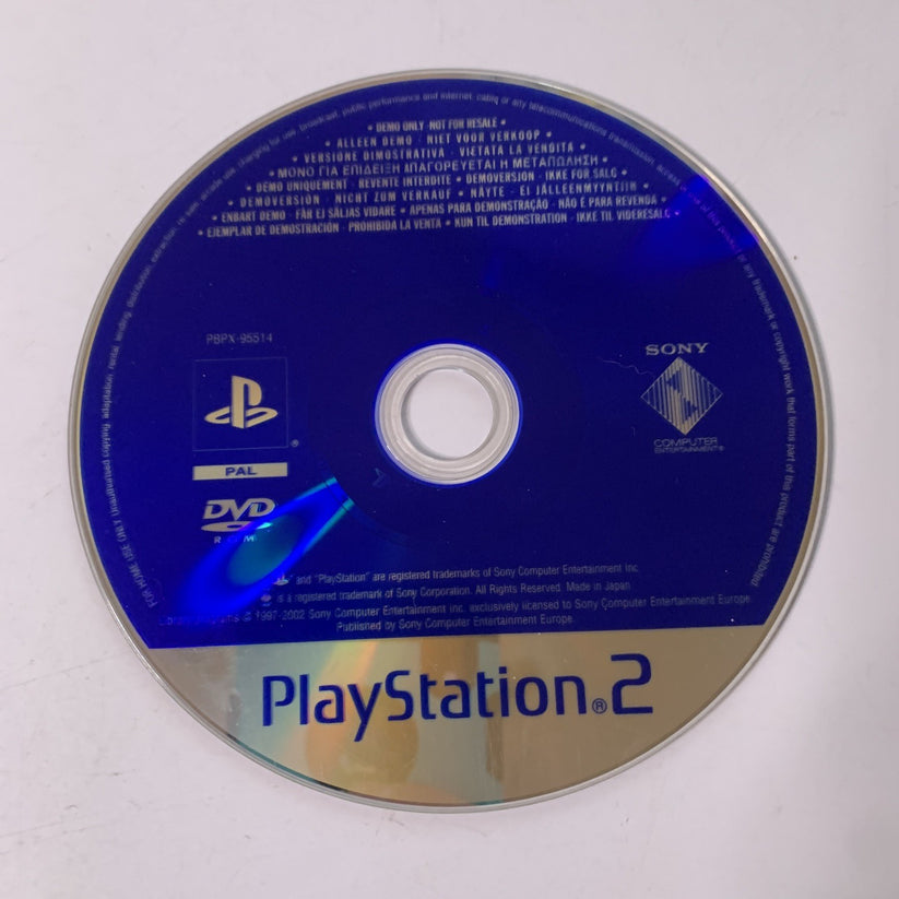 Ps2 Cd Box PS2 Demo Disk PBPX-95514 PAL Sony Playstation 2 Game Disc Only – Retro Unit