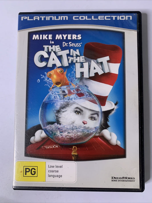 Dr. Suess The Cat In The Hat (DVD, 2003) Mike Myers Region 4