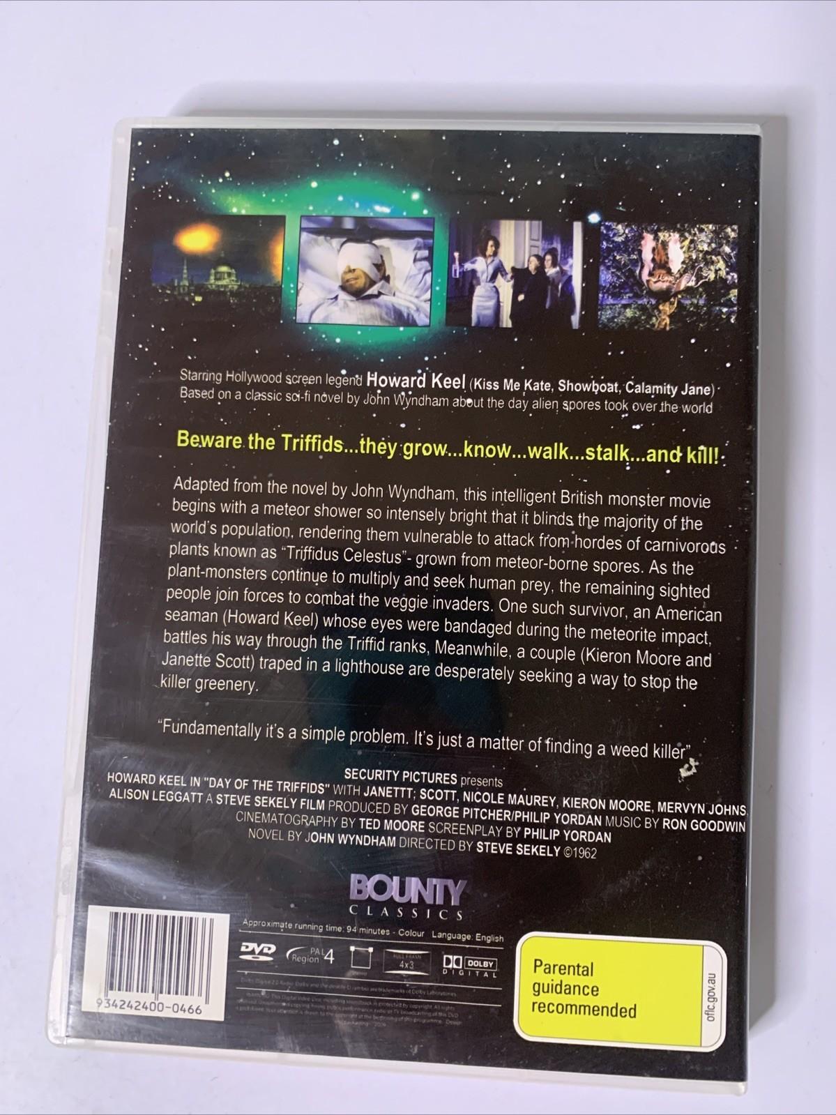 The Day Of The Triffids (DVD, 1963) Howard Keel, Nicole Maurey Region 4