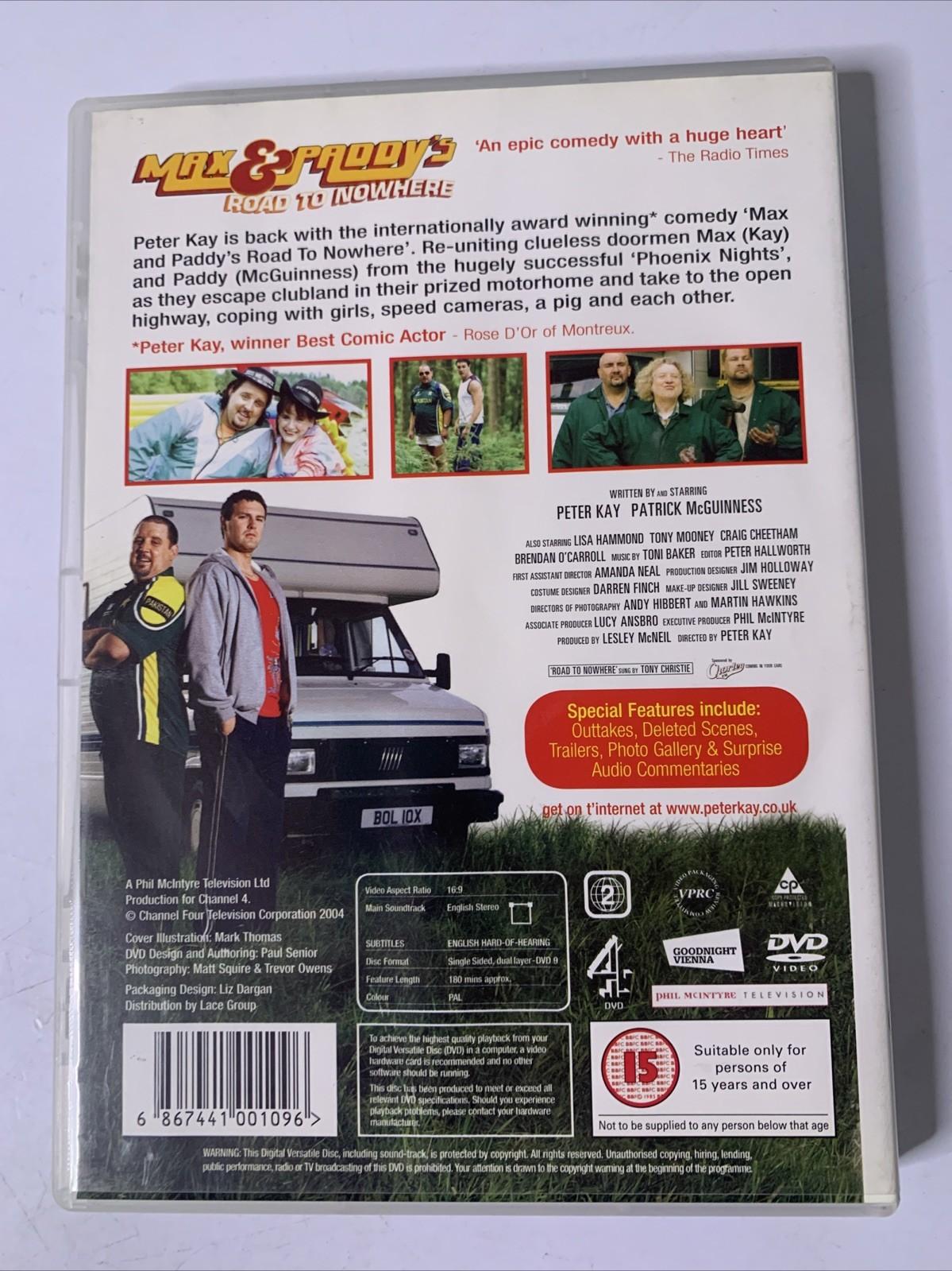 Max & Paddy's Road To Nowhere (DVD, 2004) Peter Kay, Paddy McGuinness Region 2