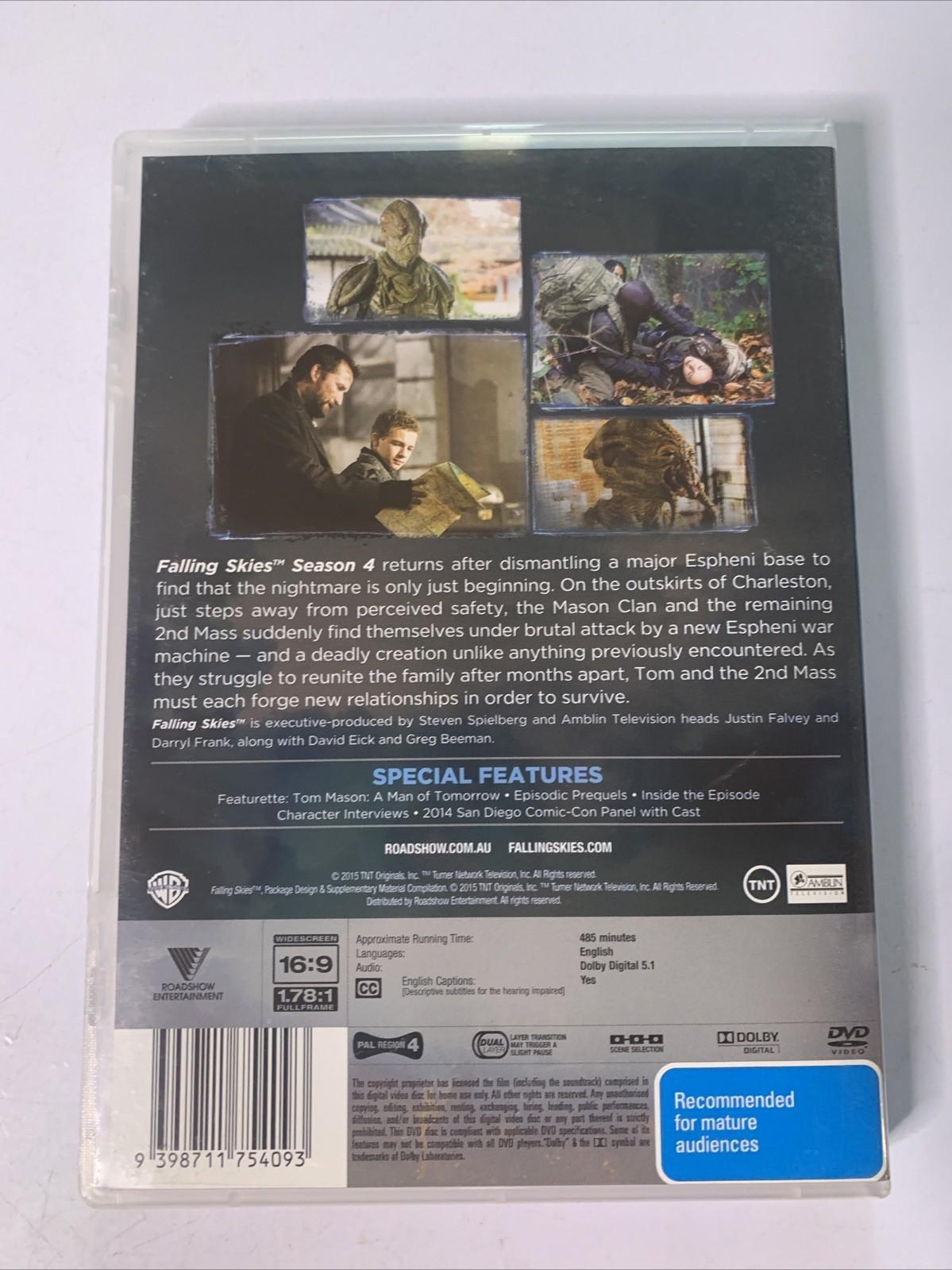 Falling Skies : Season 4 (DVD, 2014) Noah Wyle Region 4