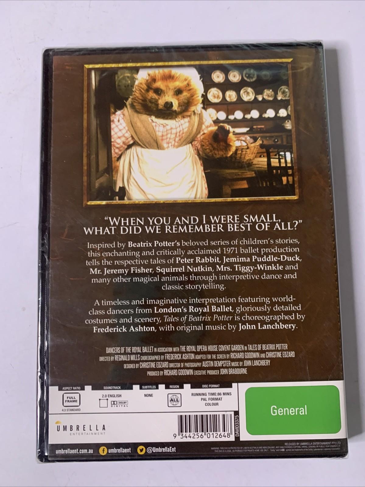 Tales Of Beatrix Potter (DVD, 1971) All Regions  NEW Sealed