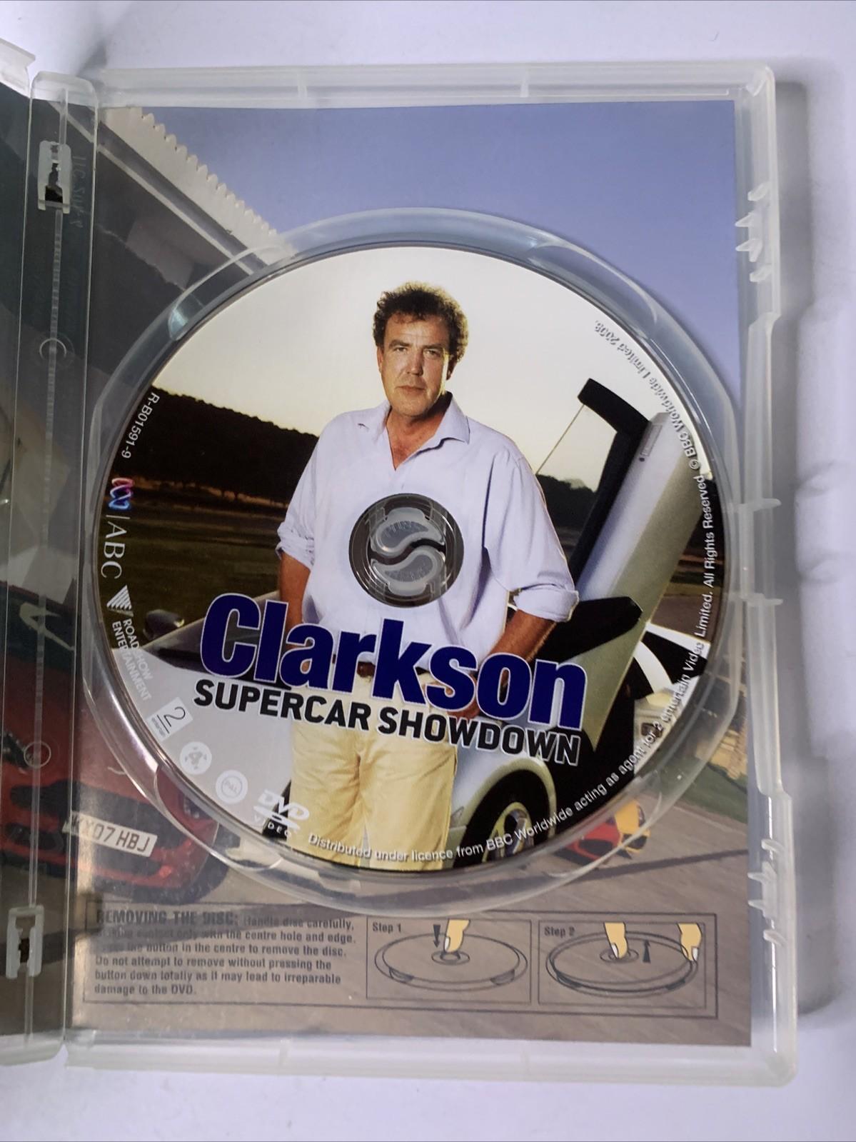Clarkson Supercar Showdown (DVD, 2007) Jeremy Clarkson, The Stig Region 4