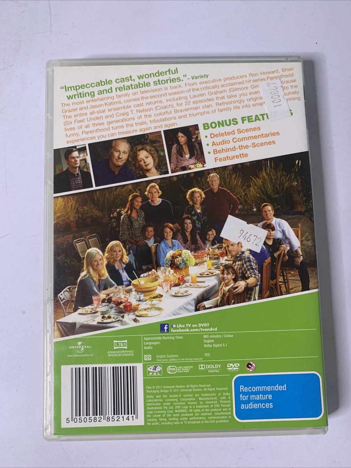 Parenthood : Season 2 (DVD, 2011, 6-Disc) Region 4