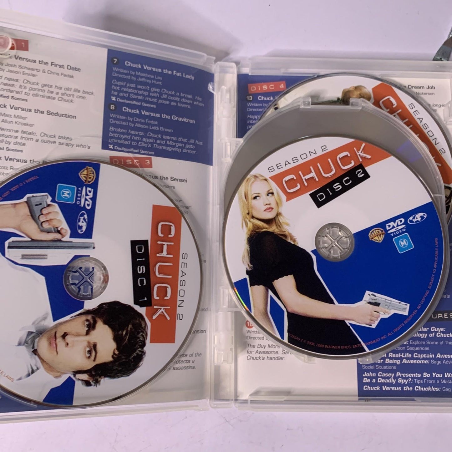 Chuck : The Complete Season 2 (DVD, 2008, 6-Disc) Region 4