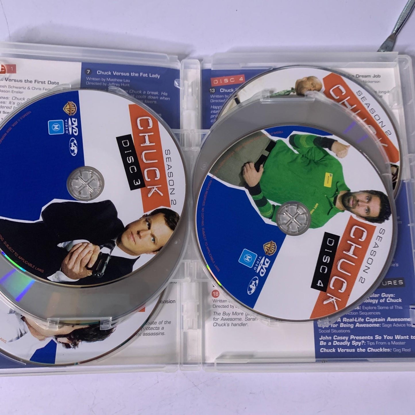 Chuck : The Complete Season 2 (DVD, 2008, 6-Disc) Region 4