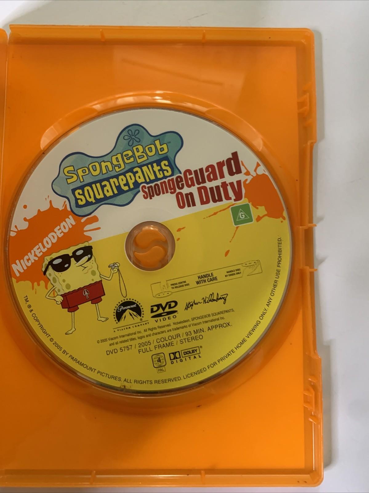 SpongeBob SquarePants : Sponge Guard On Duty (DVD, 1999) Region 4