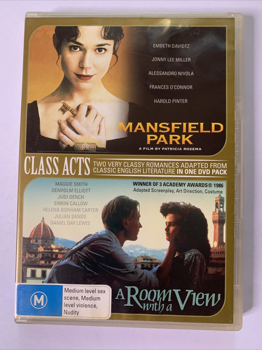 Mansfield Park / A Room With A View (DVD, 2-Discs) Region 4