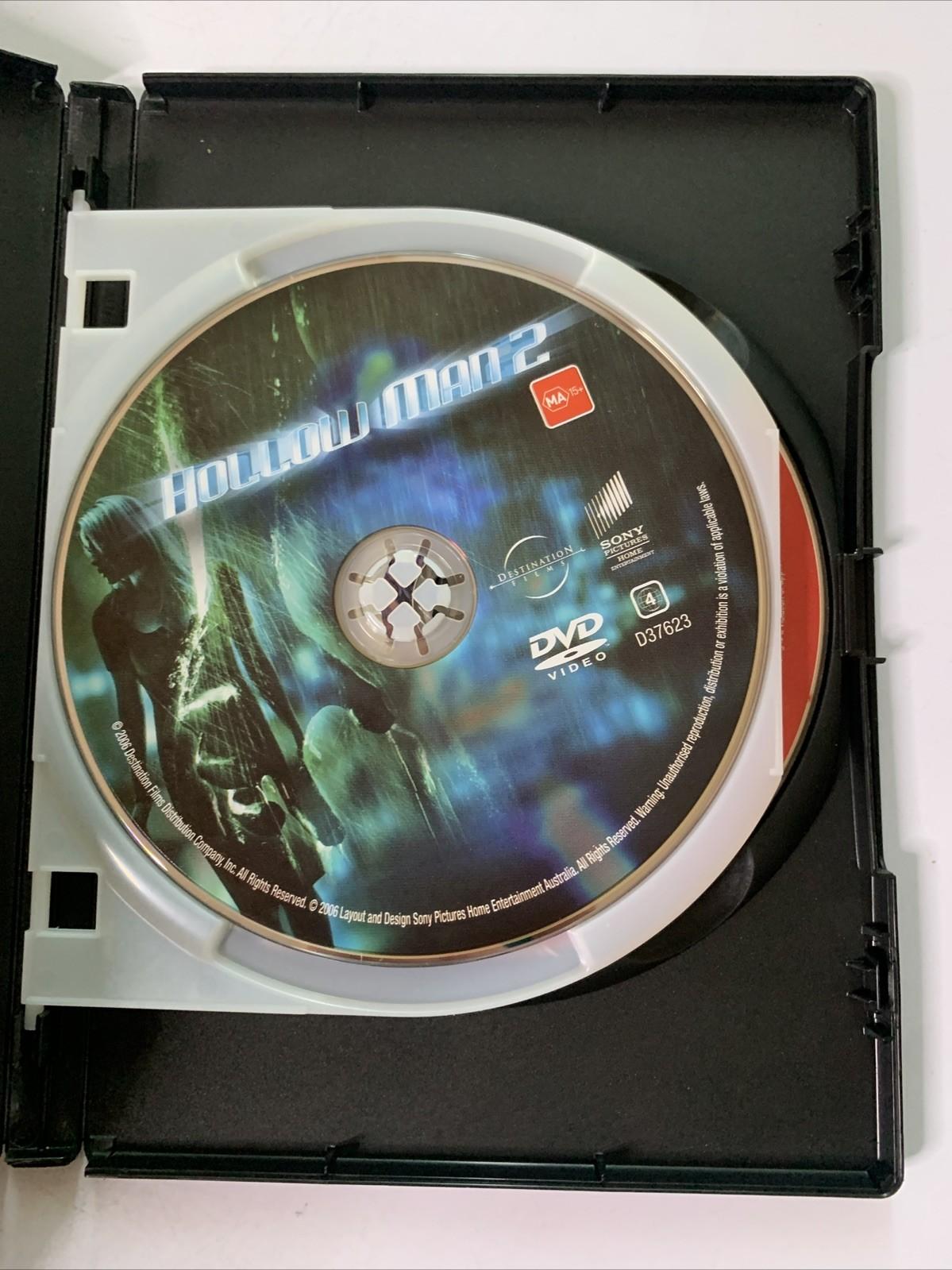 Hollow Man 1 & 2 (DVD, 2000, 2-Discs) Kevin Bacon, Elisabath Shue Region 4