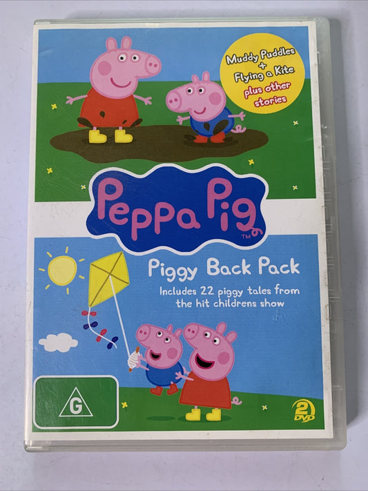 Peppa Pig: Piggy Back Pack Collection 1 (DVD, 2005, 2-Discs) Region 4