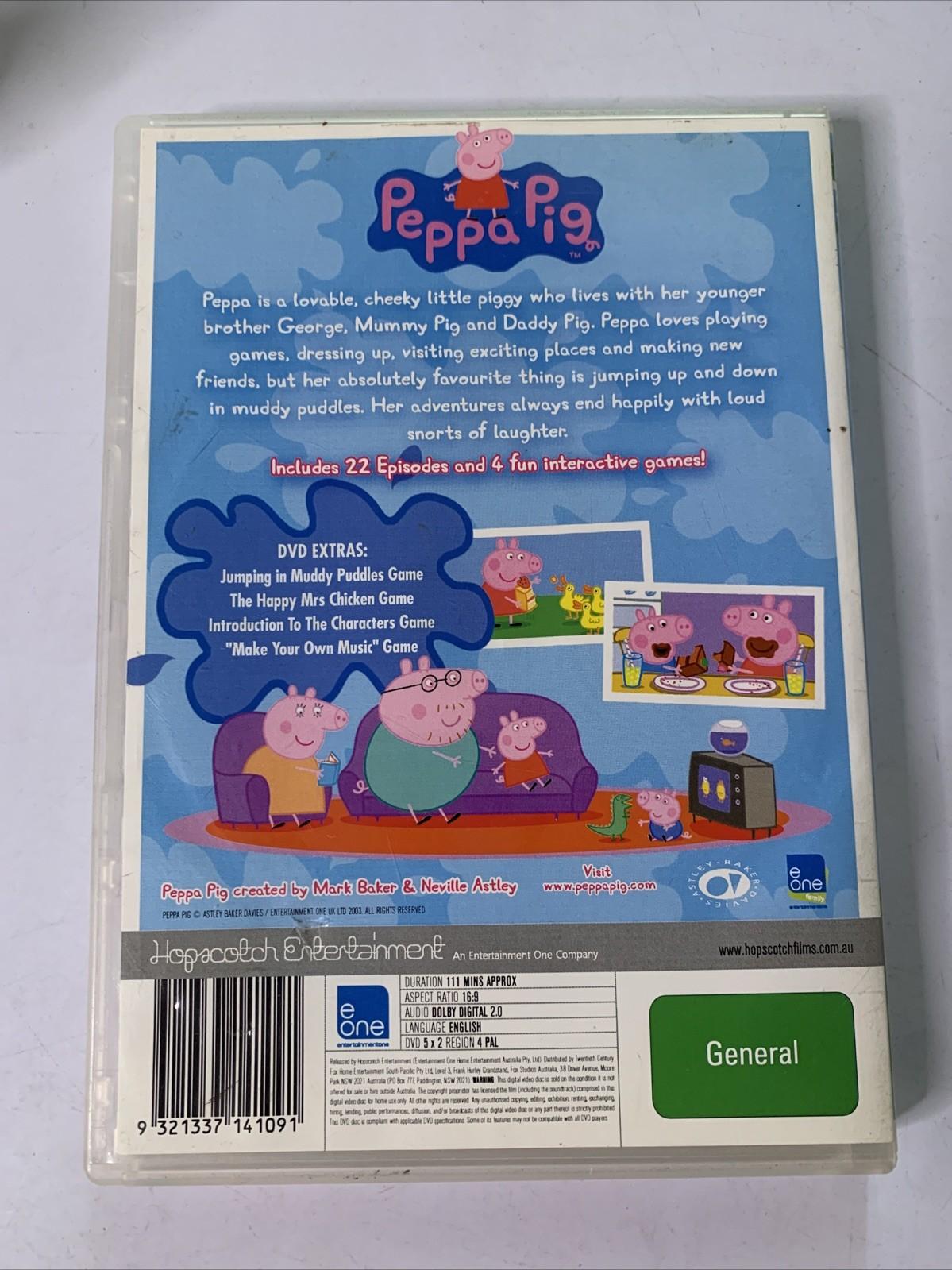 Peppa Pig: Piggy Back Pack Collection 1 (DVD, 2005, 2-Discs) Region 4
