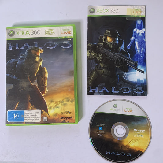 Halo 3 Microsoft XBOX 360 PAL Game Complete