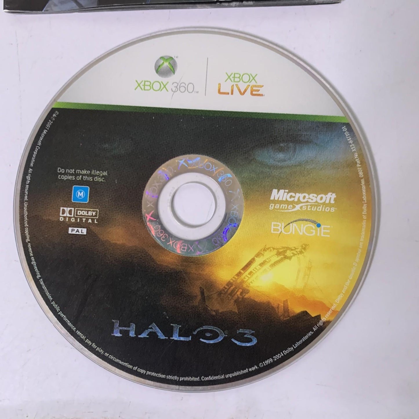 Halo 3 Microsoft XBOX 360 PAL Game Complete