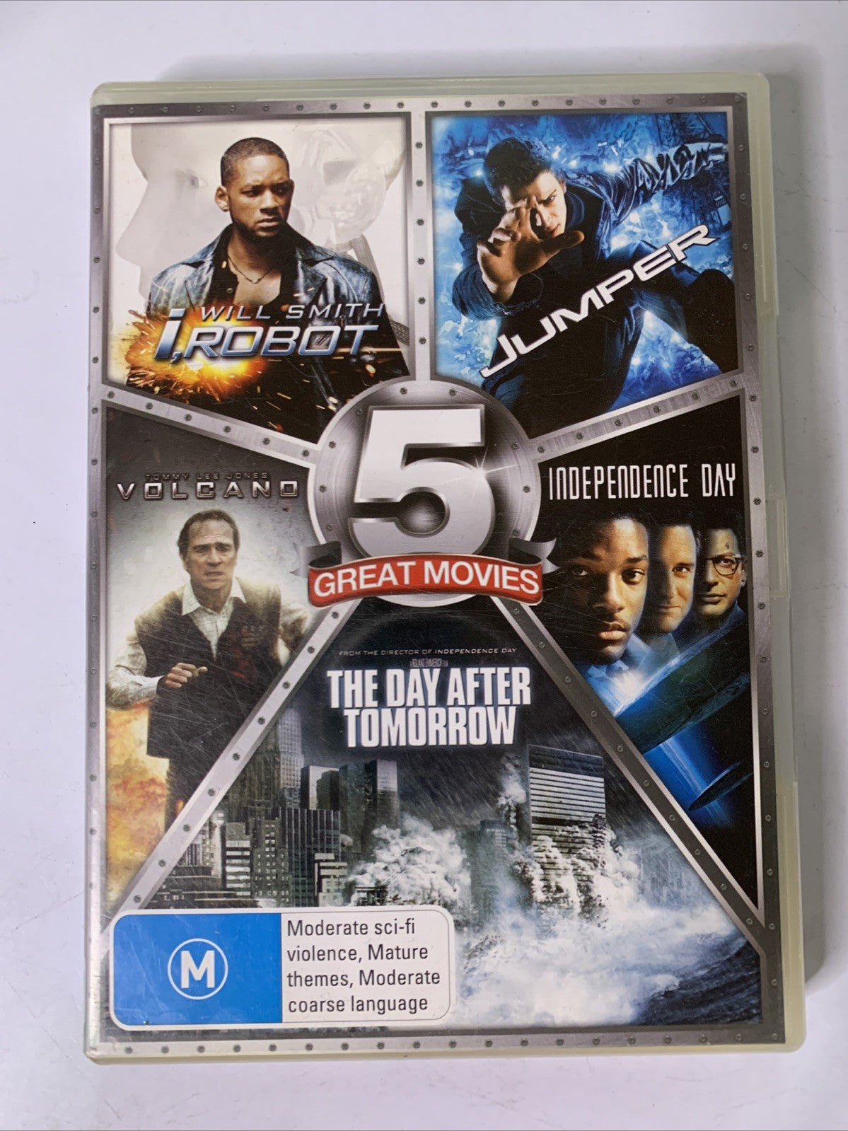 I, Robot / Jumper / The Day After Tomorrow / Independence Day / Volcano (DVD)
