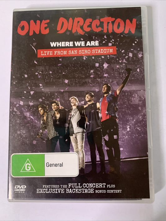 One Direction – Where We Are (Live From San Siro Stadium) (DVD, 2014) All Region