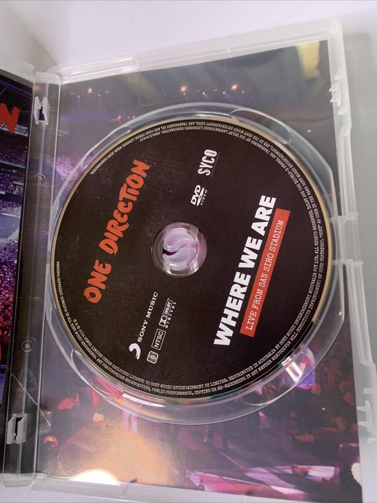 One Direction – Where We Are (Live From San Siro Stadium) (DVD, 2014) All Region