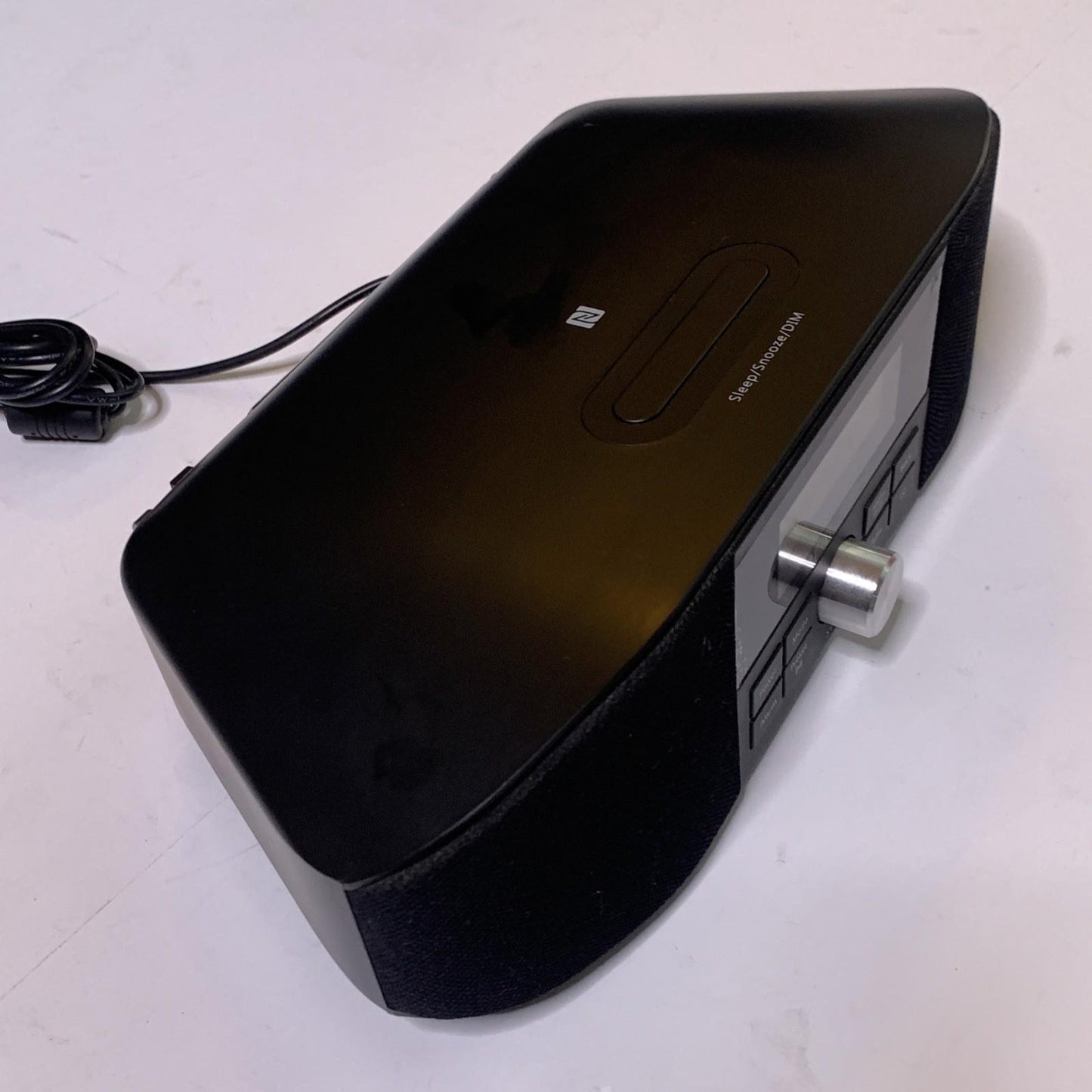 Bush DAB+ FM Dual Alarm Clock Radio AURORA BLK