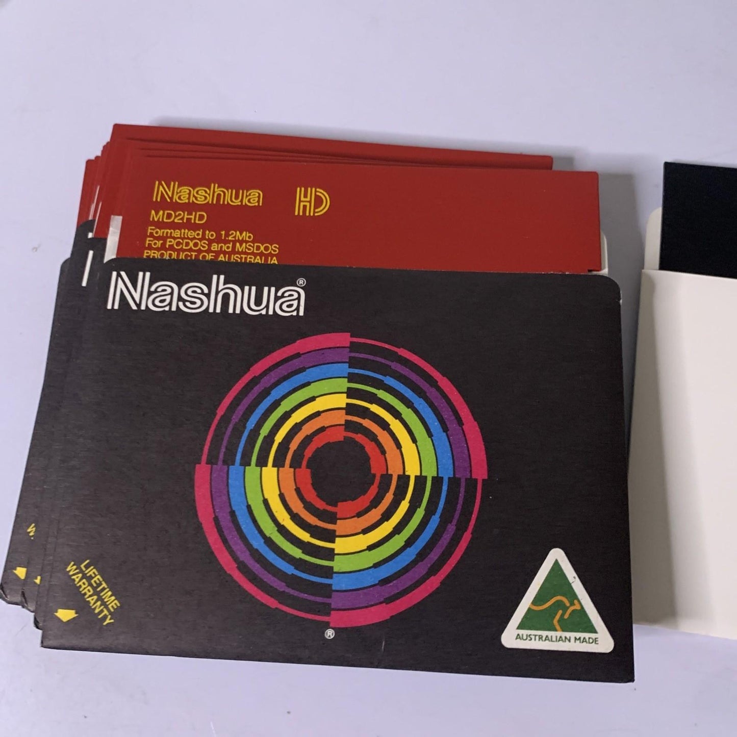 Nashua 12x 5.25" 1.2Mb Floppy Diskettes MD-2HD