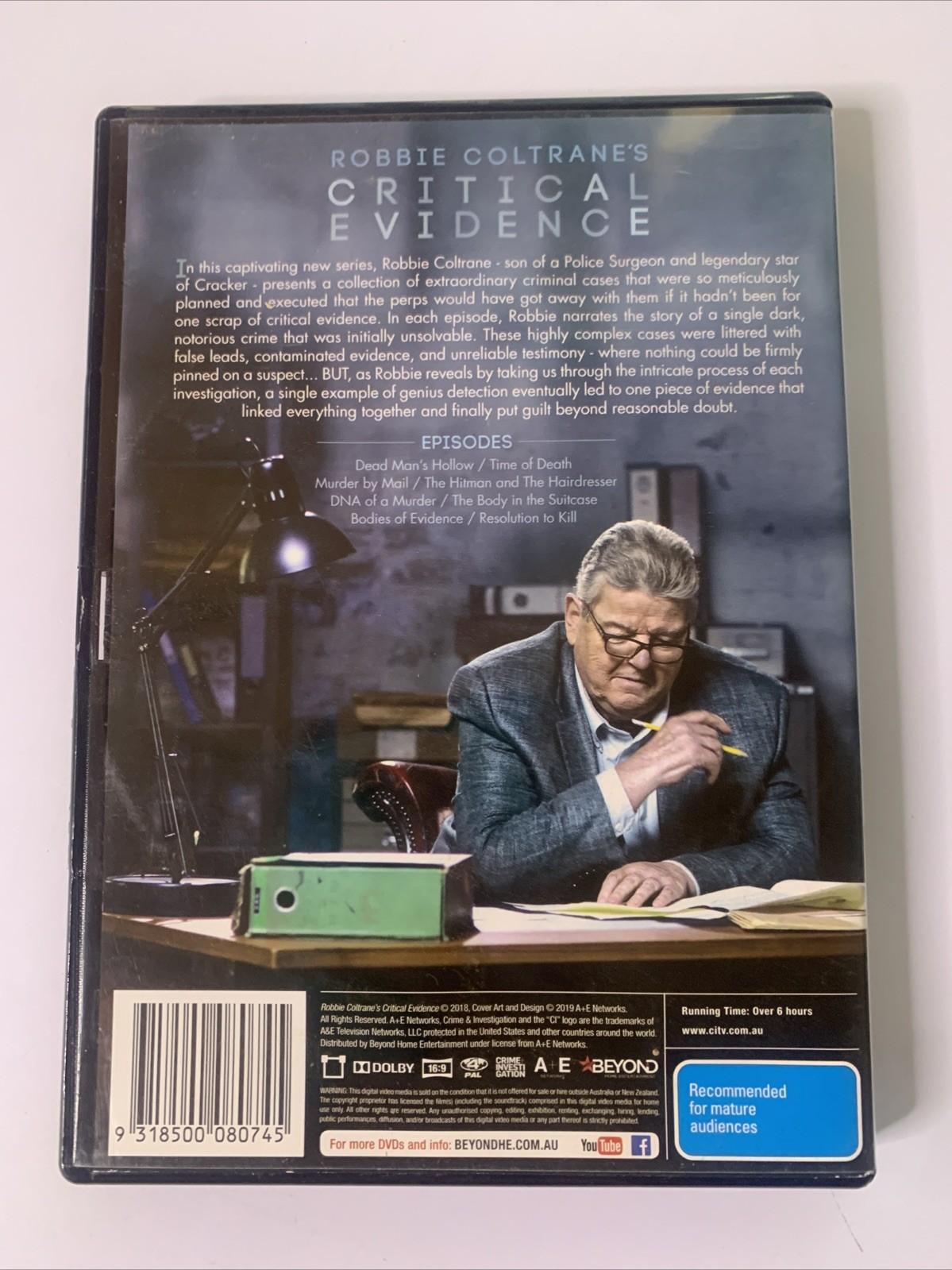 Robbie Coltrane's Critical Evidence : Season 1 (DVD, 2016, 2-Discs) Region 4