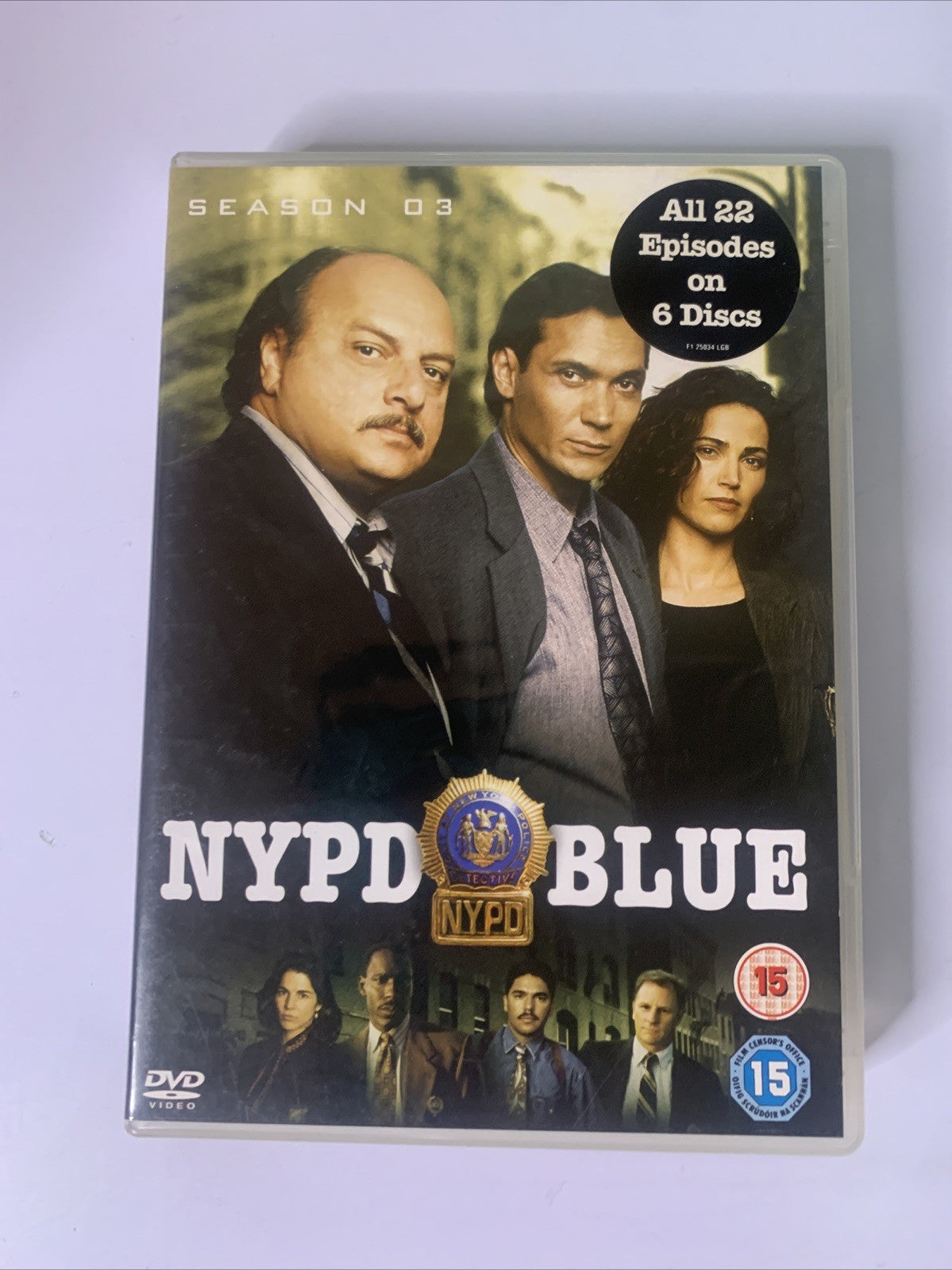 NYPD Blue: The Complete Season 3 (DVD, 1993) Region 2