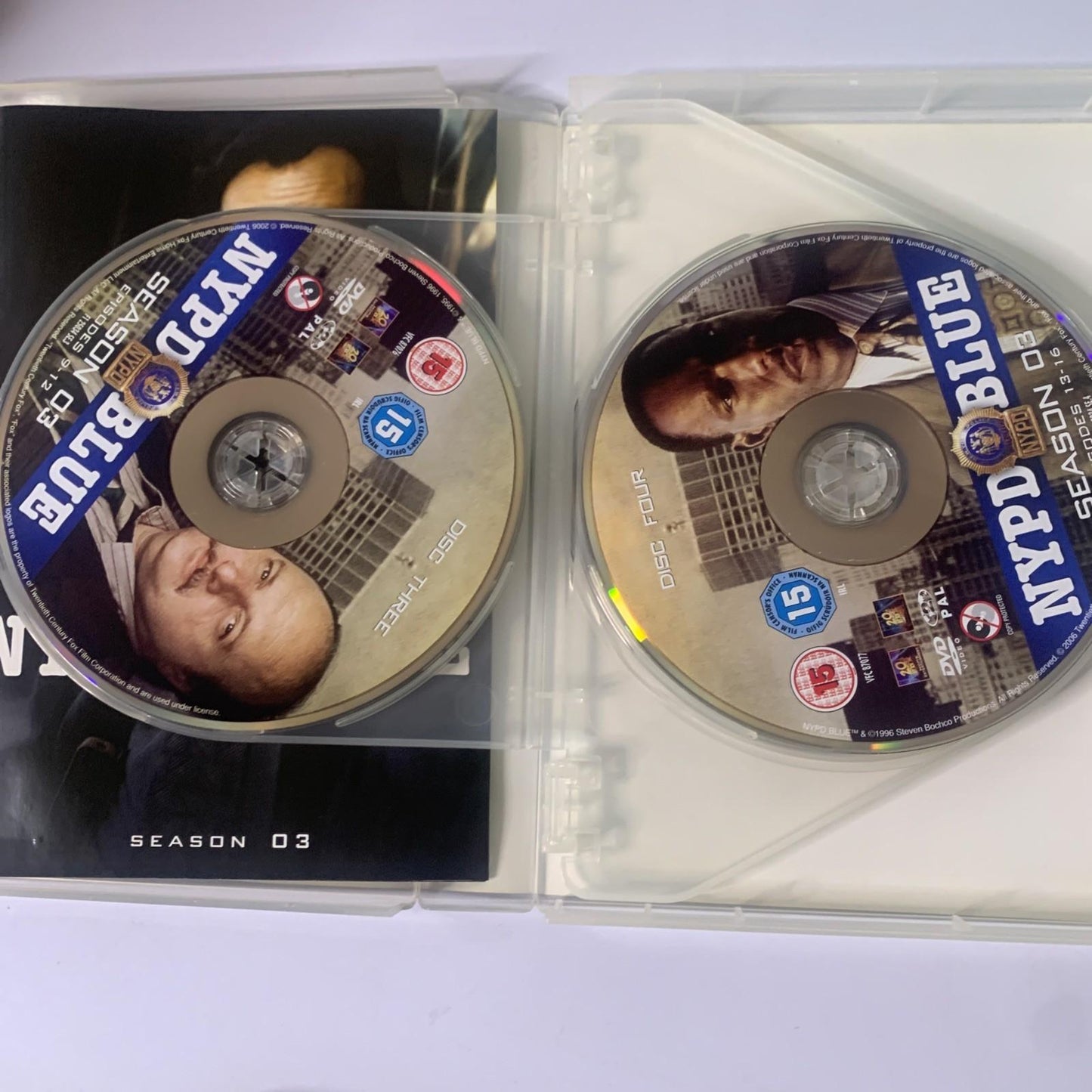 NYPD Blue: The Complete Season 3 (DVD, 1993) Region 2